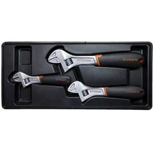FIXMAN Tray 3 Piece Adjustable Wrench 6'8'10'